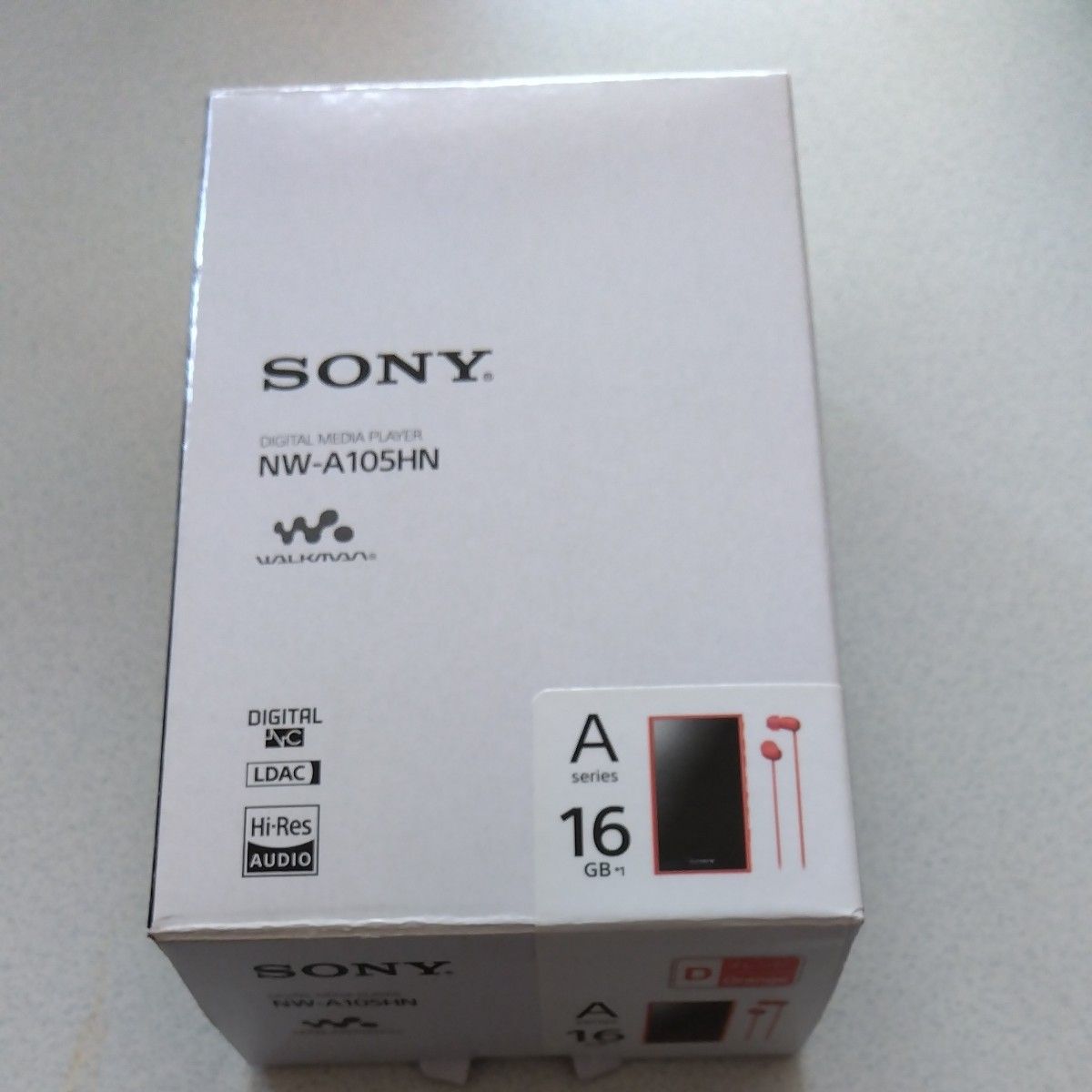 SONY WALKMAN Aシリーズ NW-A100シリーズ イヤホン付属 NW-A105HN（D） オレンジ