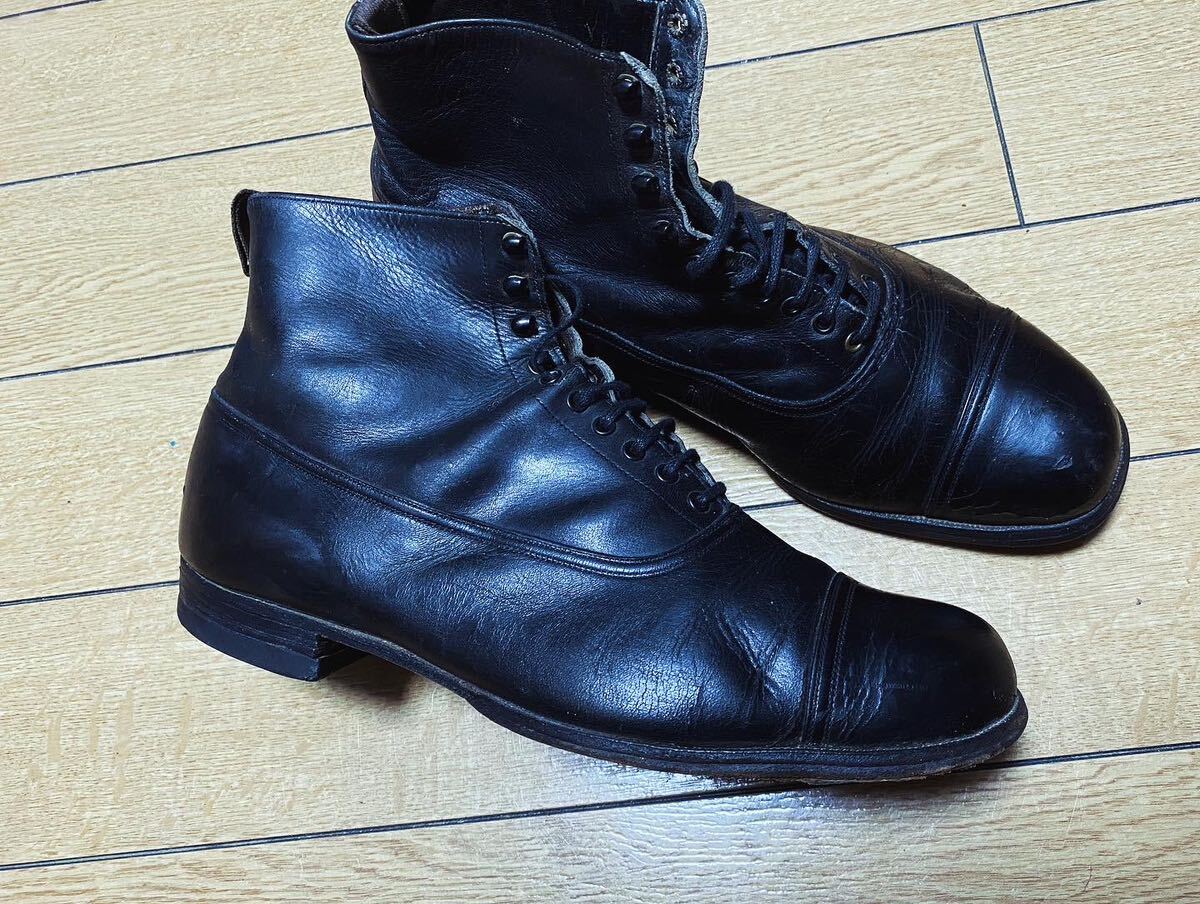 1930s 1940s Swedish Balmoral Boots スェーデン製バルモラルブーツ　アンティーク　ビンテージ　ブーツ　戦前　10’s 20’s 30’s 40’s _画像2