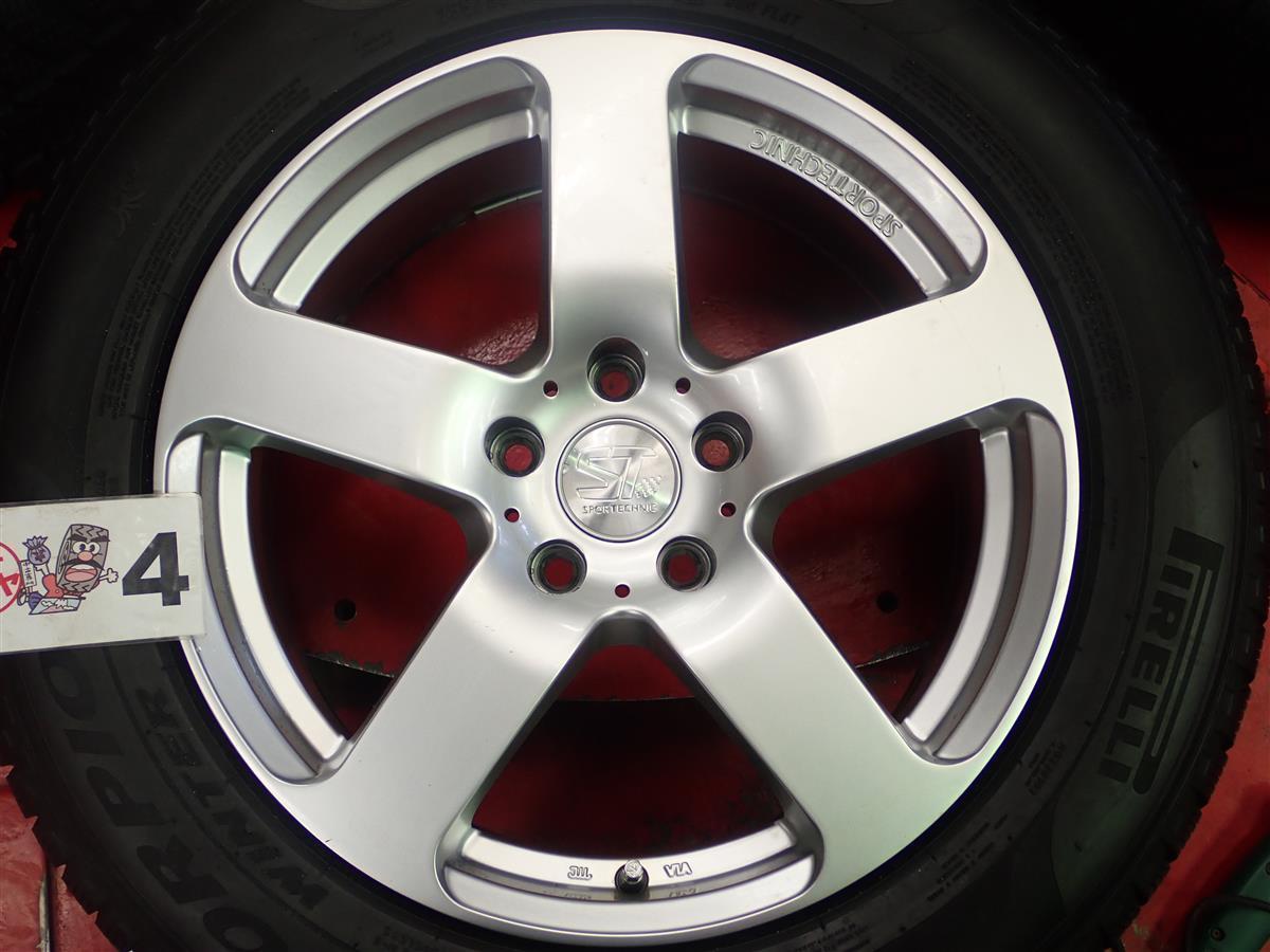 スタッドレス SPORT TECHNIC MONOF VISION EU+ピレリスコーピオンウィンター 255/55R18 8.5分山★X5に！stwt18_画像8