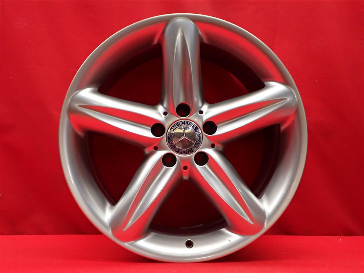 メルセデス ベンツ SL R230 前期 純正 中古ホイール 4本 8.5/9.5J 18インチ PCD112 5穴 +35/+40 ハブ66.5 A2304010402 A2304010502 aa18_画像7