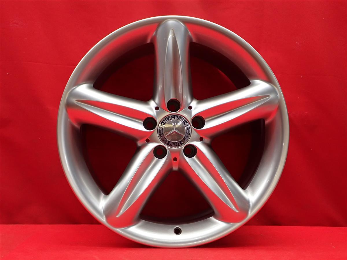 メルセデス ベンツ SL R230 前期 純正 中古ホイール 4本 8.5/9.5J 18インチ PCD112 5穴 +35/+40 ハブ66.5 A2304010402 A2304010502 aa18_画像5