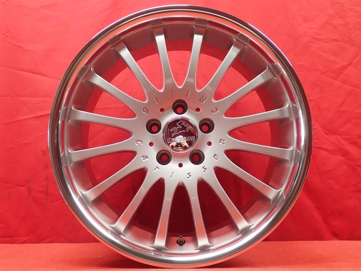 カールソン Carlson CR 1/16 中古ホイール 4本 8.5 / 9.5J 19インチ PCD114.3 5穴 +38 / +40 ハブ76 クラウン セルシオ シーマ 等へ aa19_画像7