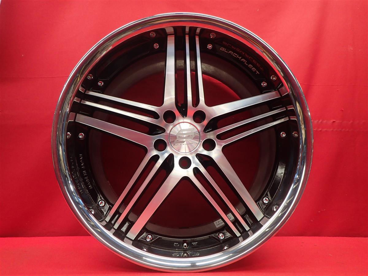 RAYS BLACK FLEET ブラックフリート V634 中古ホイール 4本 9.5J/10.5J 20インチ PCD114.3 5穴 +53 ハブ73 ブラックフリート V634 aa20_画像7