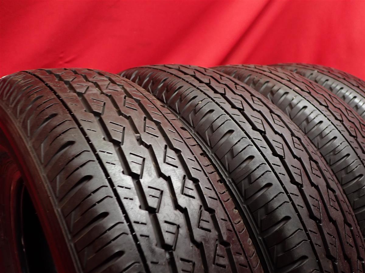 中古タイヤ 145/80R12 80/78N 4本セット ブリヂストン K370 BRIDGESTONE K370 8分山★n12 エブリィ NV100 クリッパー ミニキャブ キャリー_画像3