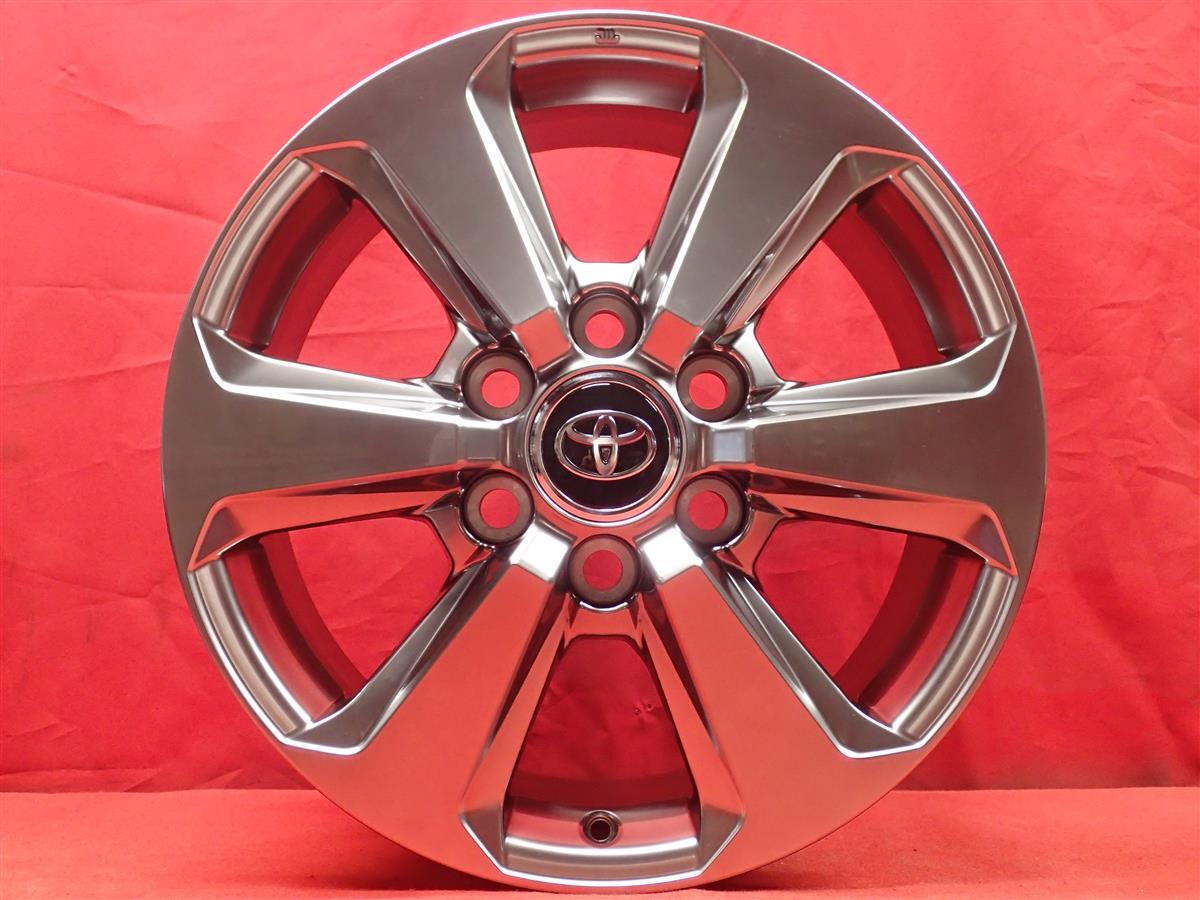 TOYOTA トヨタ ランドクルーザー300 系 VX 純正 中古ホイール 4本 7.5J 18インチ PCD139.7 6穴 +60 ハブ95 aa18_画像4