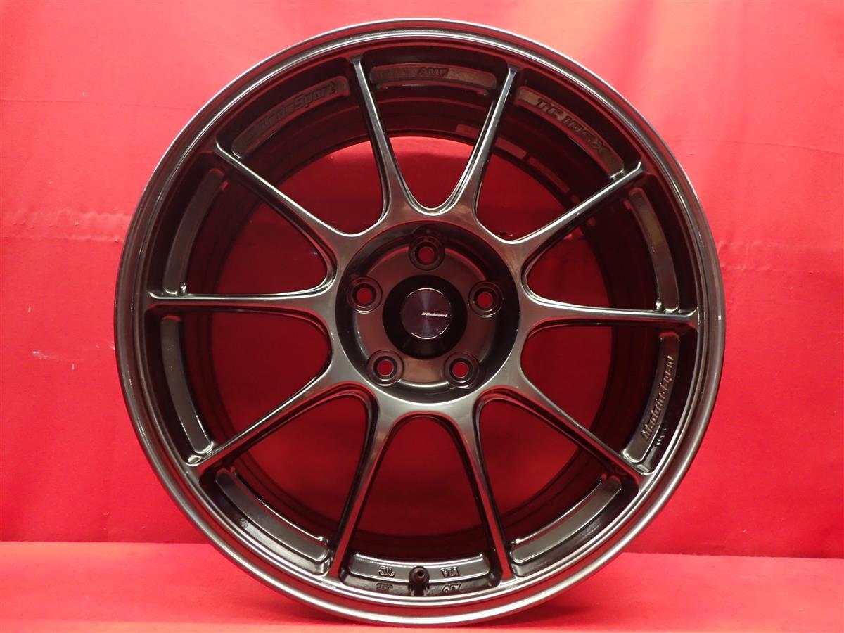 AMF製法 軽量 WEDS ウェッズスポーツ TC105X 中古ホイール 4本 8.5J 18インチ PCD114.3 5穴 +50 ハブ66 WRX GRB VAG VAB 等へ aa18_画像7