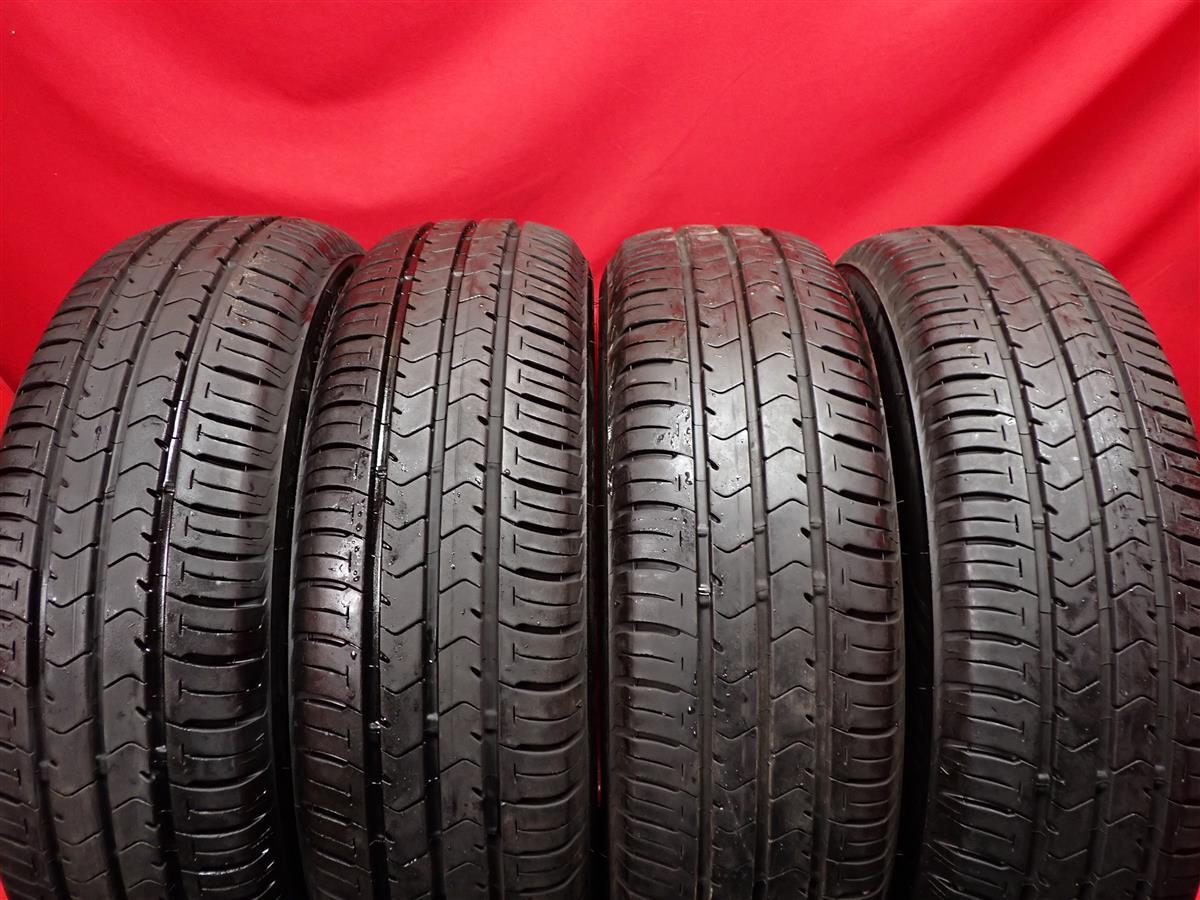 中古タイヤ 175/65R15 84H 4本セット ブリヂストン エコピア NH100C BRIDGESTONE ECOPIA NH100C 8分山★n15 アクア スペイド フィット_画像1