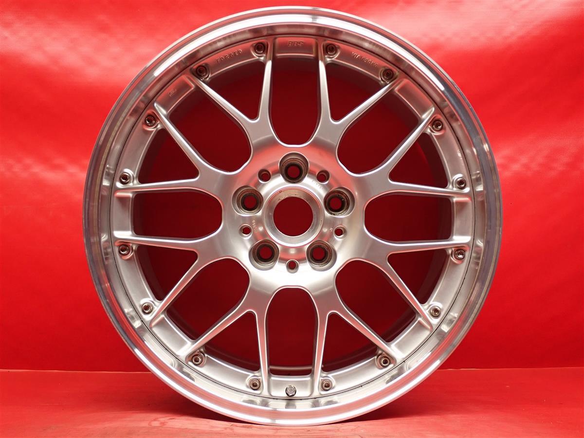 単品 中古ホイール 1本 鍛造 軽量 BBS RS-GT RS900 8J 18インチ PCD114.3 5穴 +40 ハブ82 ja18_画像1