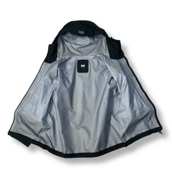 《良品◎》HELLY HANSEN ヘリーハンセン★HOE11901*レグンライトジャケット*防水パーカー*ブラック*サイズM(MA6069)◆S60_画像3