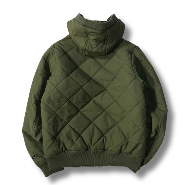 《良品◎》BILLABONG ビラボン★中綿*フーデットパーカージャケット*カーキ*サイズM(MW3285)◆S80_画像2