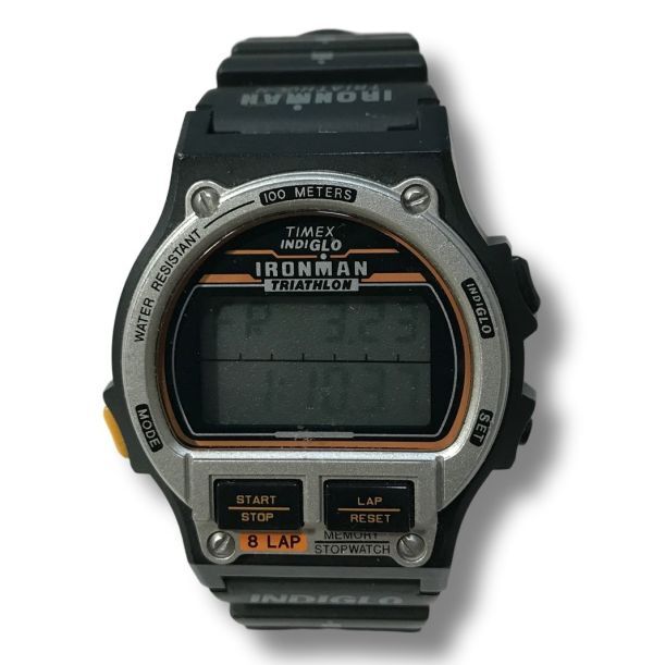 《良品◎》TIMEX タイメックス★IRONMAN*アイアンマン*D386.694*デジタル腕時計*ウォッチ*ブラック(AC1057)◆S60の画像2