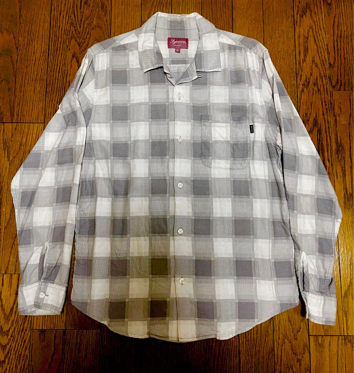 Sサイズ supreme flannel check shirt シュプリーム ネルシャツ 長袖