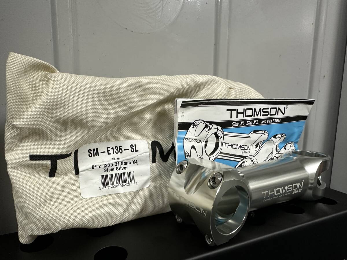 ★Thomson(トムソン) ELITE X4 STEM 31.8 +-0° 130mm★の画像1