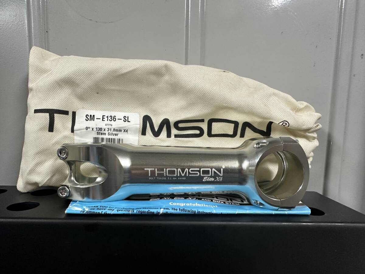 ★Thomson(トムソン) ELITE X4 STEM 31.8 +-0° 130mm★の画像3