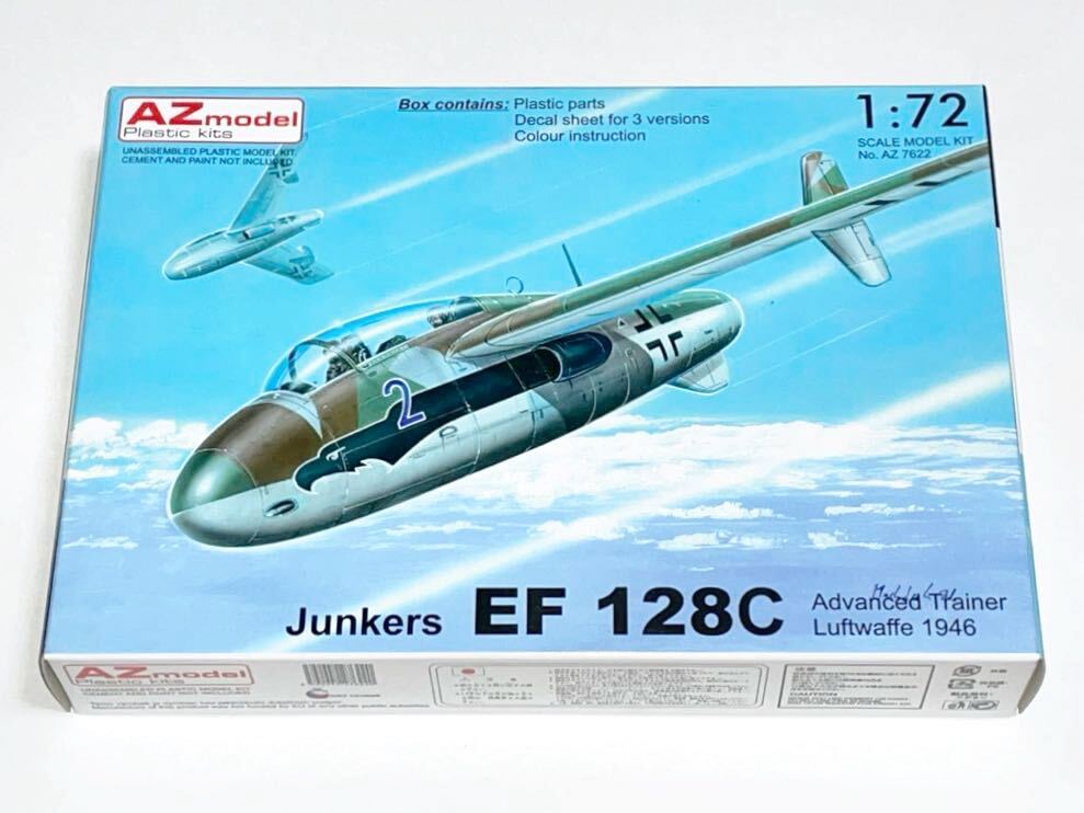 AZモデル AZ 7622 1/72 ユンカース EF 128C ドイツ空軍高等練習機 1946_箱