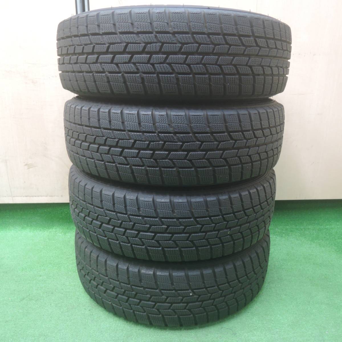 *送料無料* バリ溝！キレイ！9.5分★スタッドレス 175/65R15 グッドイヤー アイスナビ6 NIRVANA NV ニルバーナ PCD100/4H★4020909SYス_画像8