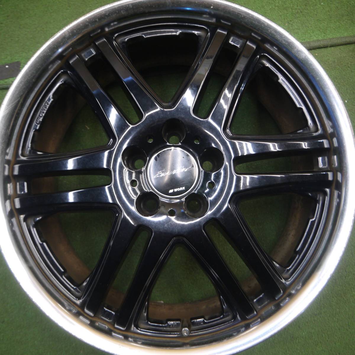 *送料無料* 4本価格★WORK Euroline ETR ワーク ユーロライン ホイール 18インチ 18×8J 18×9J PCD108/5H マセラティ 等★4022702Hホ_画像5