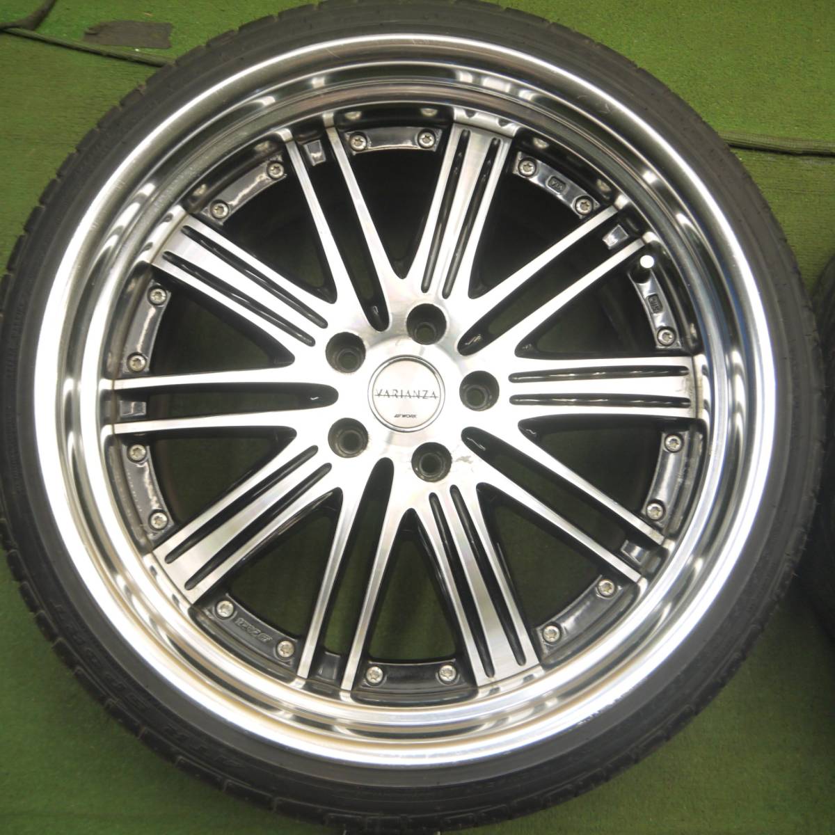 *送料無料* バリ溝！8.5分★WORK VARIANZA VRF-SR 225/35R20 245/35R20 ウィンラン R330 ATR SPORT ワーク PCD114.3/5H★4030505Hノの画像5