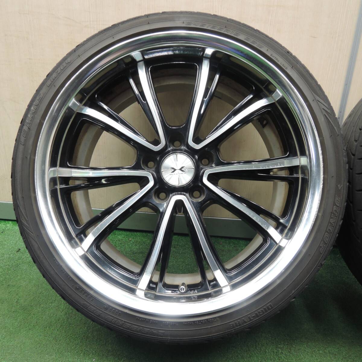 *送料無料* 4本価格★245/35R19 MAVERICK マーベリック 210S ダンロップ LE MANS LM704 19インチ PCD114.3/5H★4030413NJノ_画像3