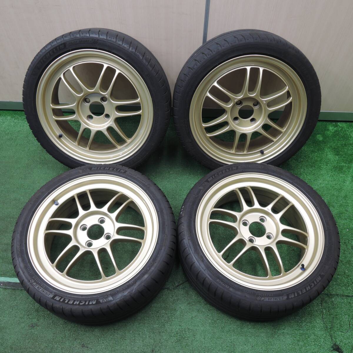 *送料無料* キレイ！20年★ENKEI RPF1 215/40R17 ミシュラン パイロット スポーツ4 エンケイ 17インチ PCD100/4H★4030501NJノ_画像1