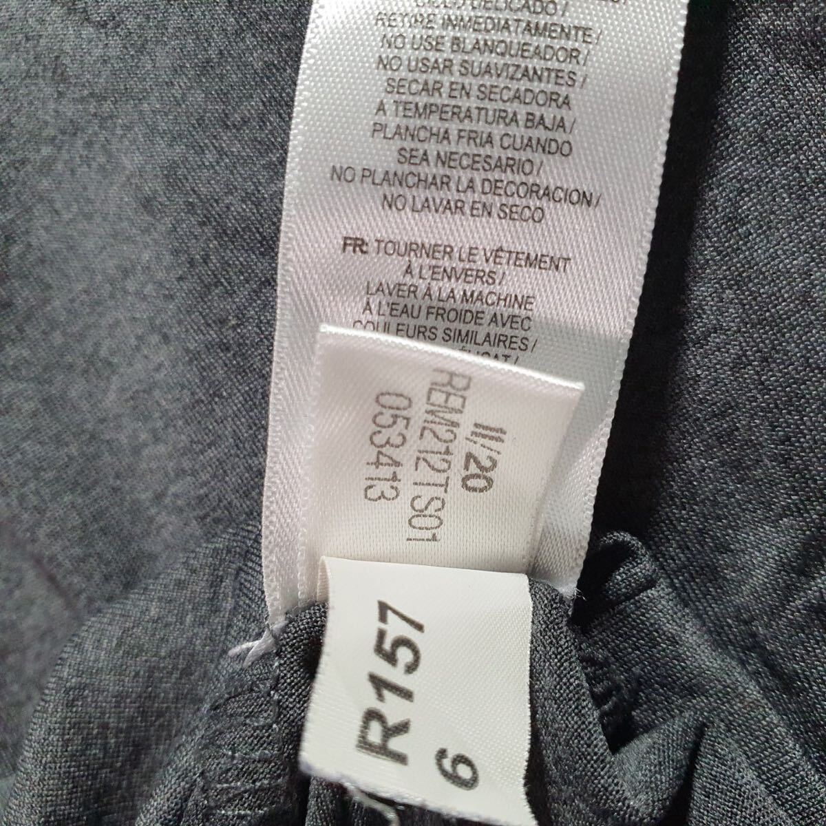 Reebok リーボック メンズ 半袖 ワンポイントロゴ プリント ヴィンテージ Tシャツ グレー 2XL 90's 古着 #MA0428