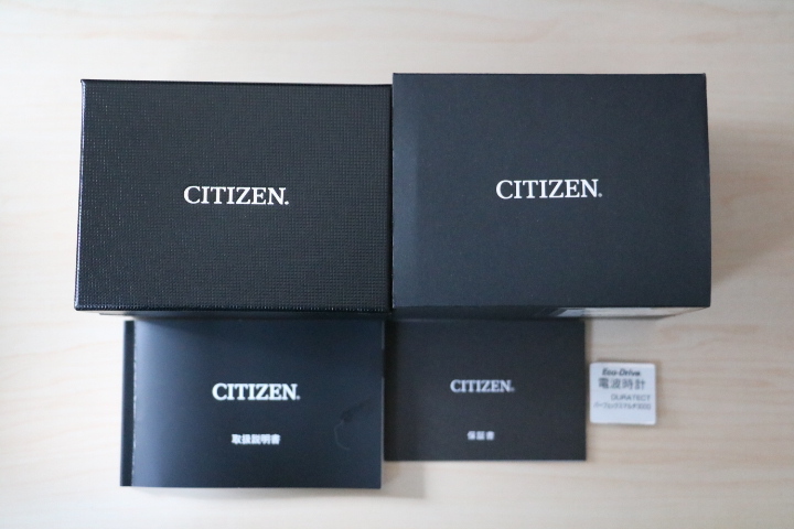 ★CITIZEN　ATESSA　H804-T018696　シチズン　アテッサ　AT-8040ー57L　青文字盤　稼働品　箱、保証書、取説付き★_画像10