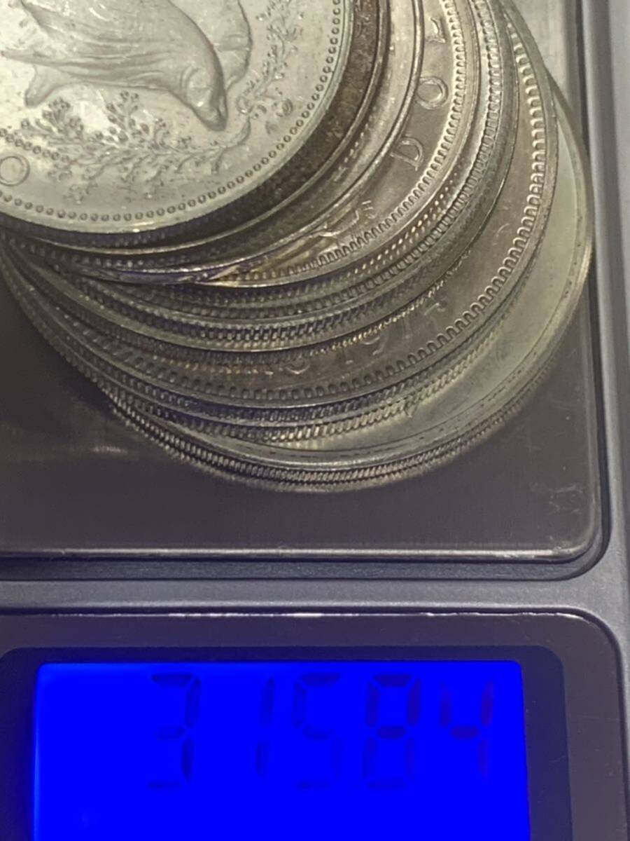 海外銀貨まとめ silver シルバー外国 硬貨 銀貨 古銭 シルバーコイン 計315g_画像7