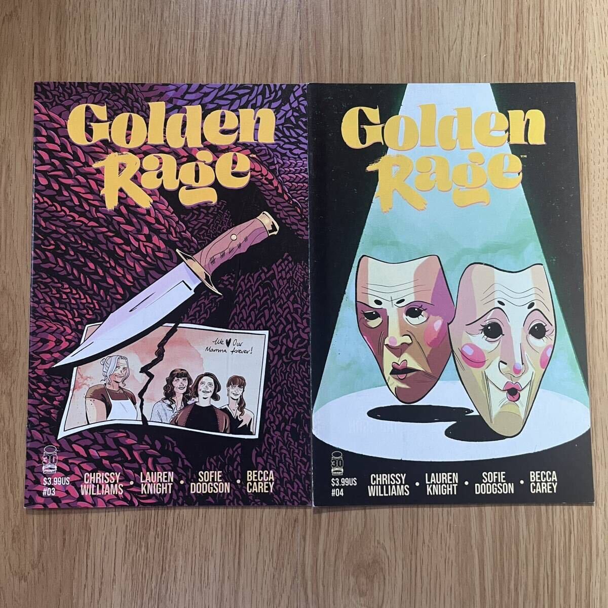 Golden Rage #1-5 アメコミリーフ 5冊セット 全巻セット イメージコミックス marvel マーベル Image Comics Golden Girls 洋書 英語_画像4
