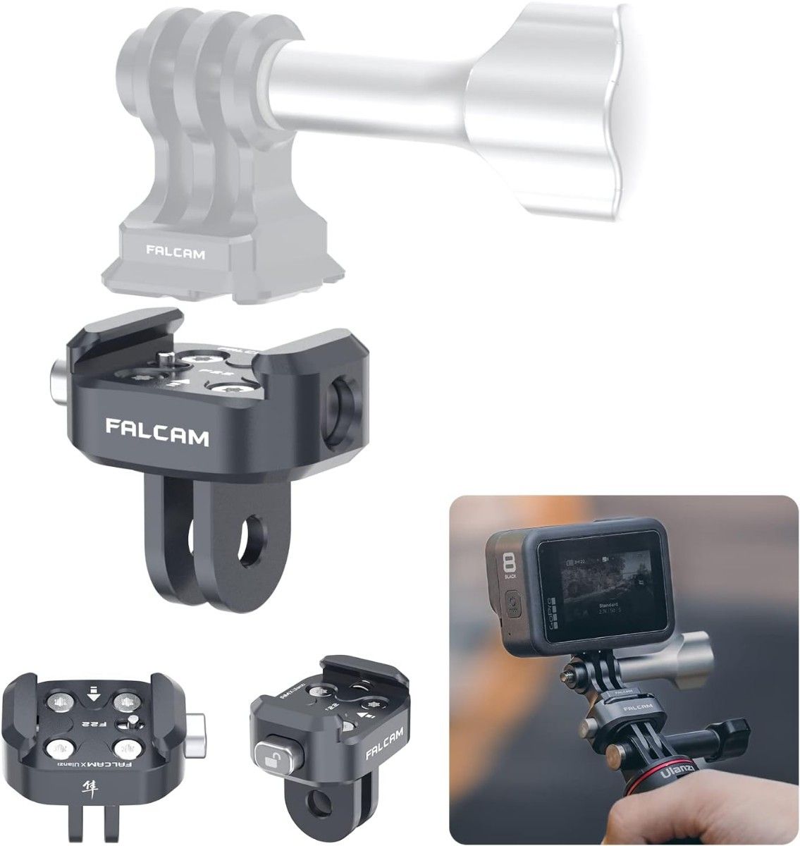 新品セット ULANZI FALCAM F22 クイックリリース GoPro ゴープロ