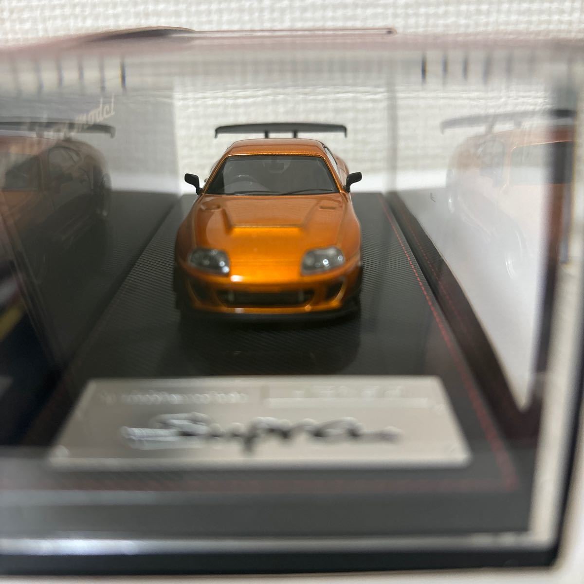 1/64 IG1864 トヨタ スープラRZ オレンジメタリック ignition Model TOYOTA Supra RZの画像2