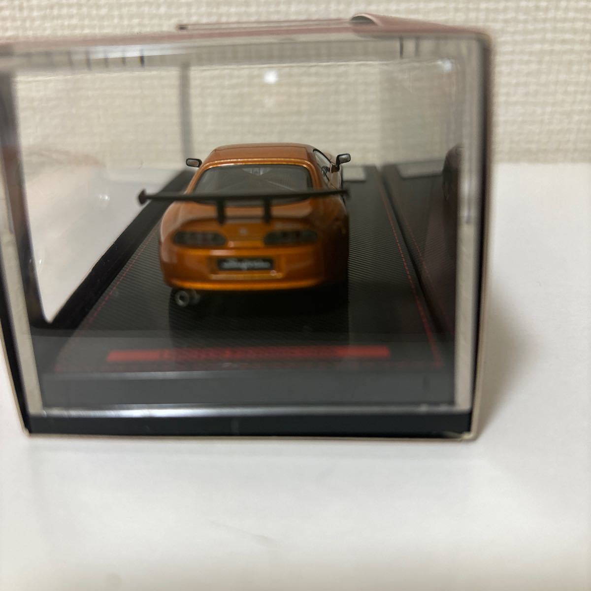 1/64 IG1864 トヨタ スープラRZ オレンジメタリック ignition Model TOYOTA Supra RZの画像3