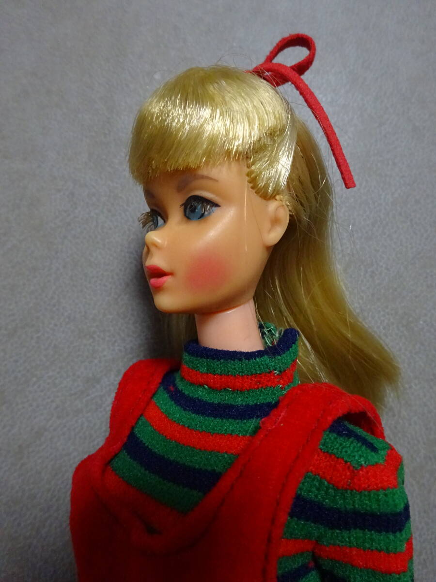 Vintage Barbie Dressed Doll『ツイストバービーちゃん(ブロンド)＋日本仕様ドレス/取り合せ set＋バック＆シューズつき』～USED～当時モノの画像4