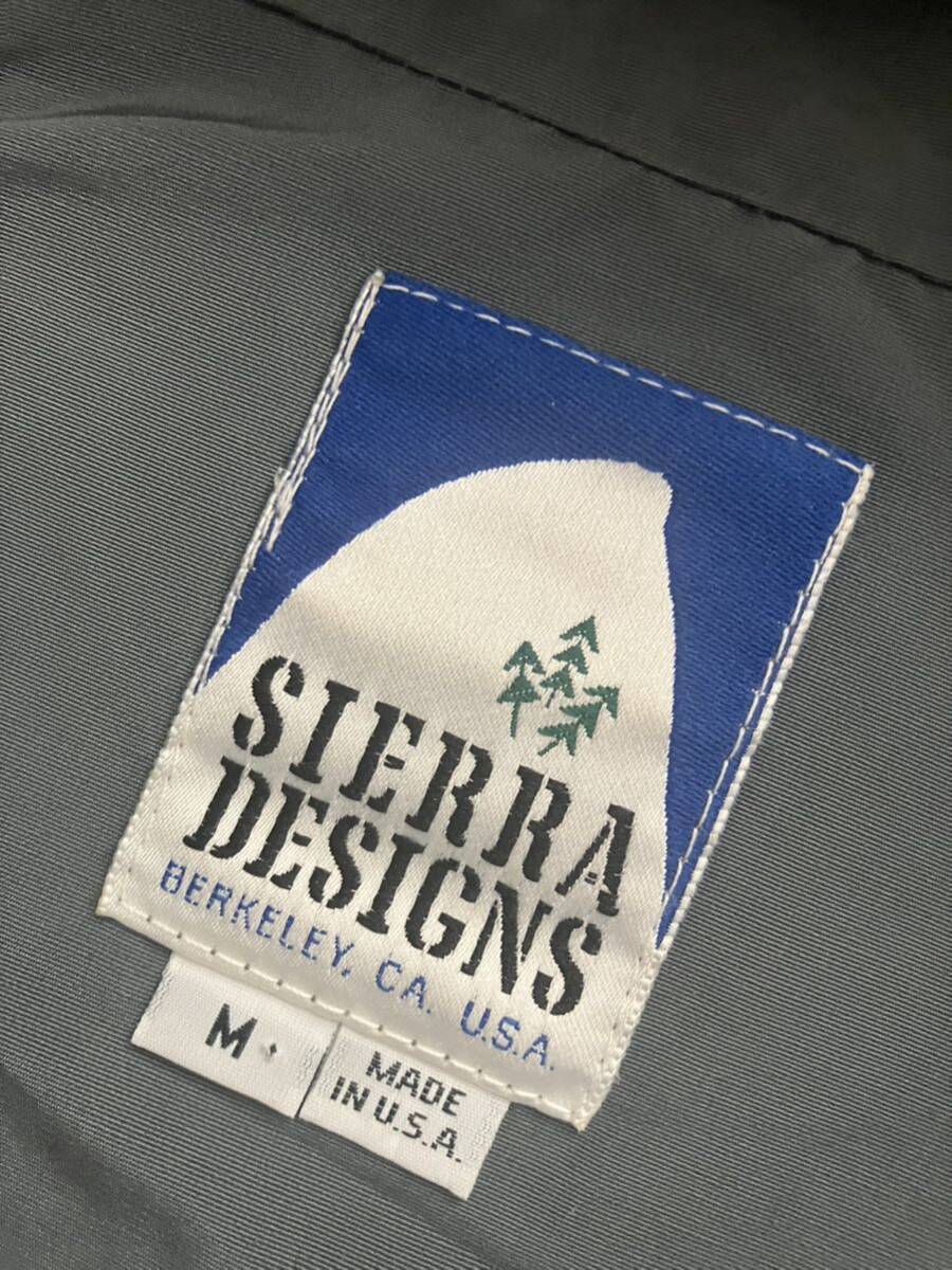 Sierra Designs 【USA製 60/40クロス マウンテンパーカー】 M ジャケット 黒　シエラデザイン _画像4