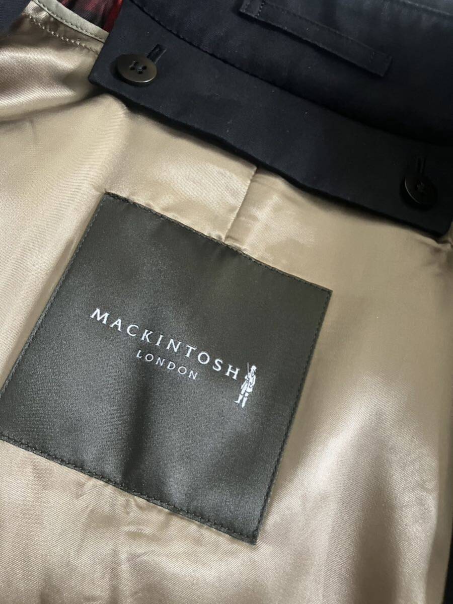 [ превосходный товар ] Macintosh London съемный подкладка есть тренчкот чёрный M