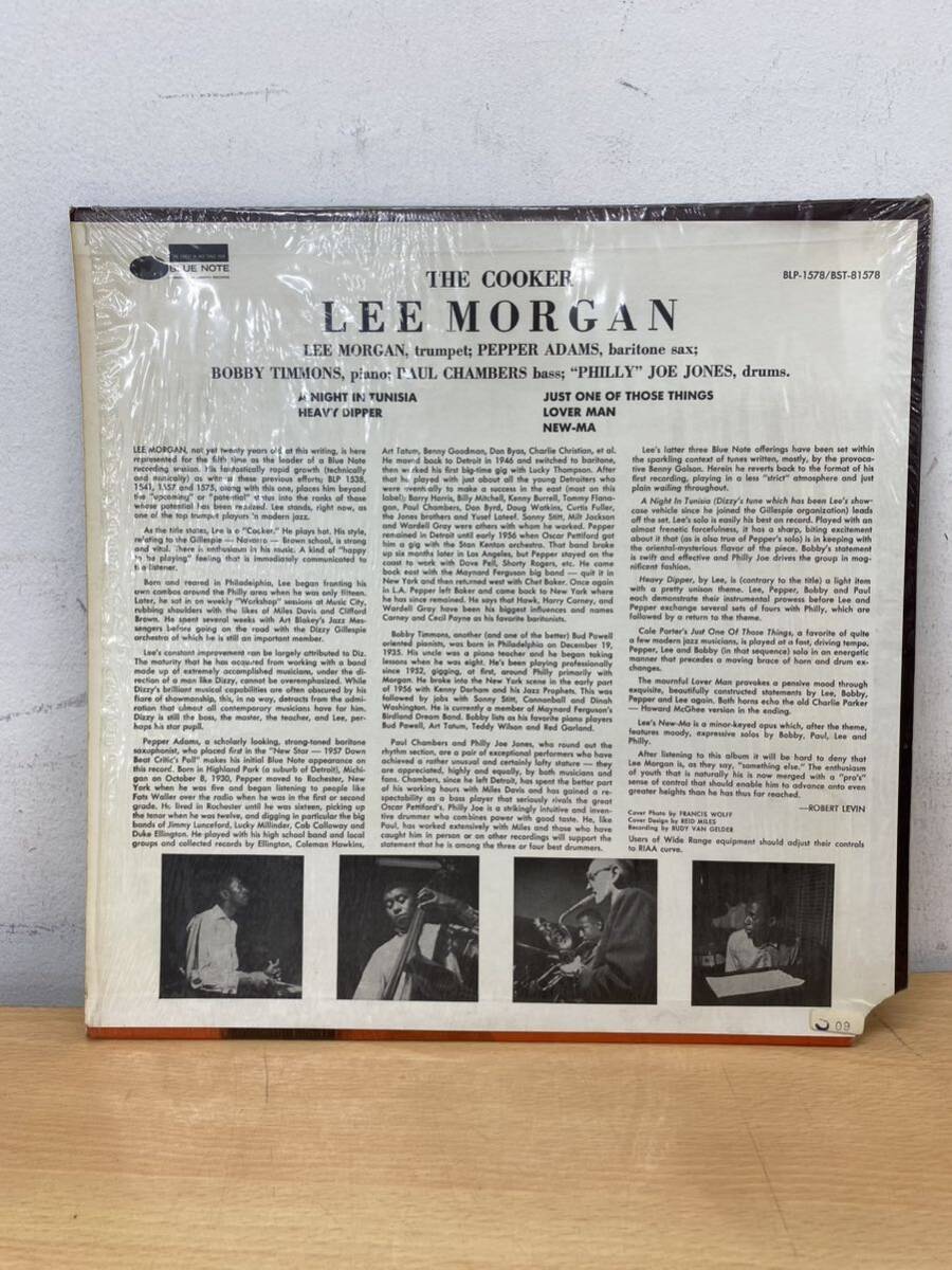 ★ LEE MORGAN THE COOKER リー・モーガン ザ・クッカー LP レコード BLP-1578 BST-81578 ブルーノート BLUE NOTE_画像6