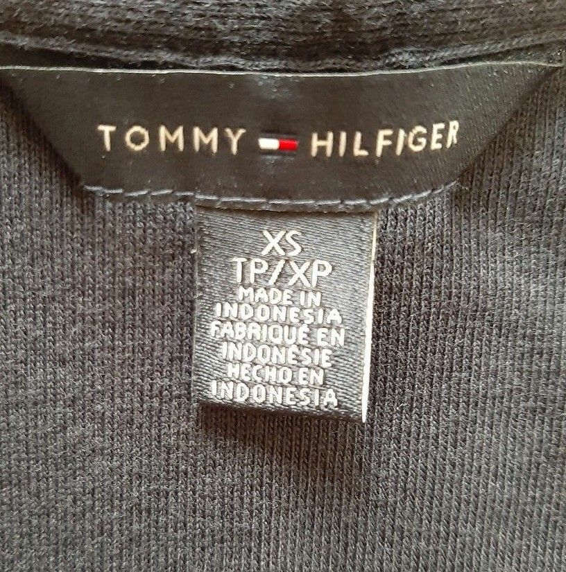 TOMMY HILFIGER 綿100%半袖ワンピース(XS)