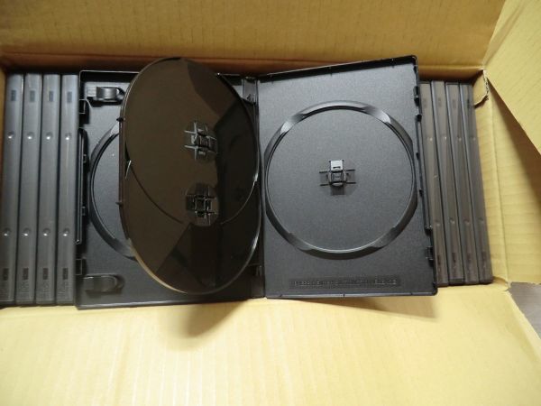 ●DVDトールケース ４枚用 23本セット 黒の画像3