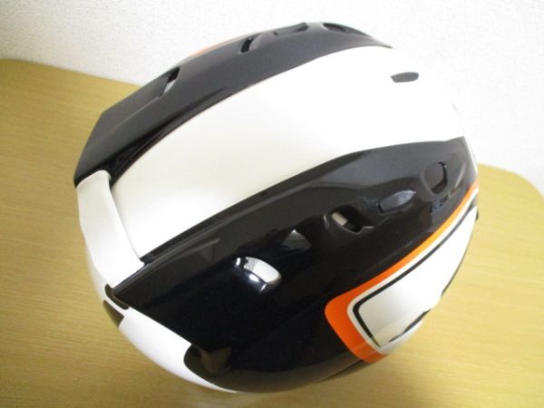 送料無料 限定モデル 日本製 KTM POWER WEAR × Arai アライ コラボ RX-7 RR5 フルフェイス ヘルメット 57-58cm/Ｍサイズ レーサーレプリカ_画像6