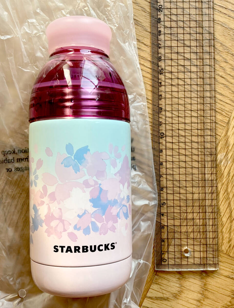 スターバックス SAKURA 2019 ダブルウォール ステンレス ボトル グレース 355ml◆第1弾 凛 オンライン限定◆スタバ 桜 さくら タンブラーの画像5