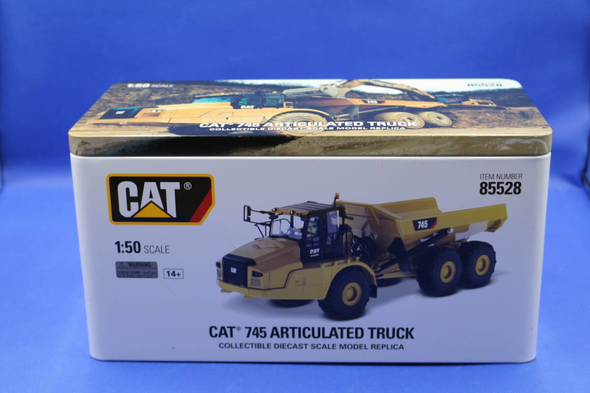 35-5 [ present condition goods ][ box damage ] minicar Cat 745 articulated dump truck 