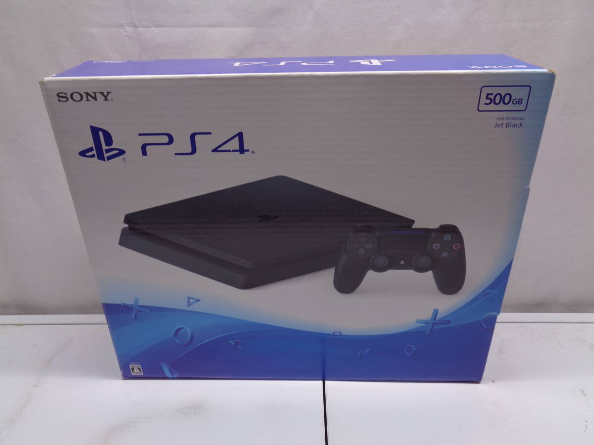 25-5①　PS4　本体　PlayStation 4 ジェット・ブラック 500GB　CUH-2000AB01