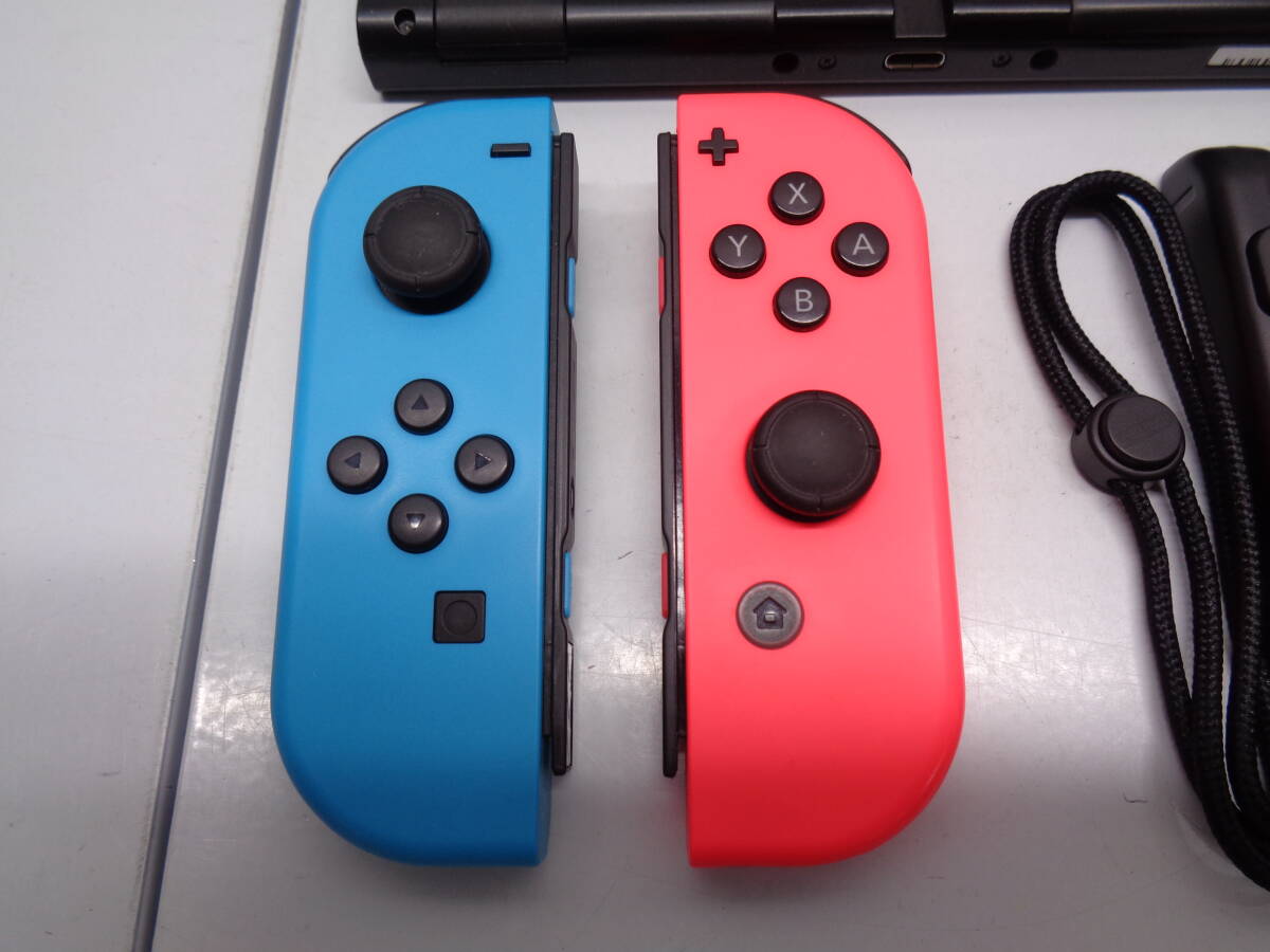 25-12③ Nintendo Switch ニンテンドースイッチ本体 Joy-Con(L) ネオンブルー/(R) ネオンレッド バッテリー持続型の画像7