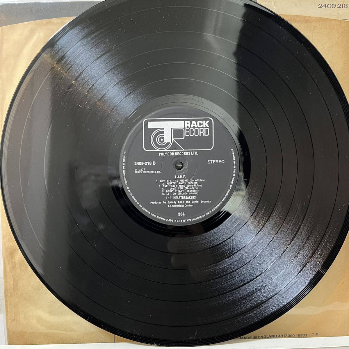 JOHNNY THUNDERS & THE HEARTBREAKERS L.A.M.F. パンク天国 kbd オリジナル盤 punk 初期パンク power pop mods LP ジョニーサンダース_画像5