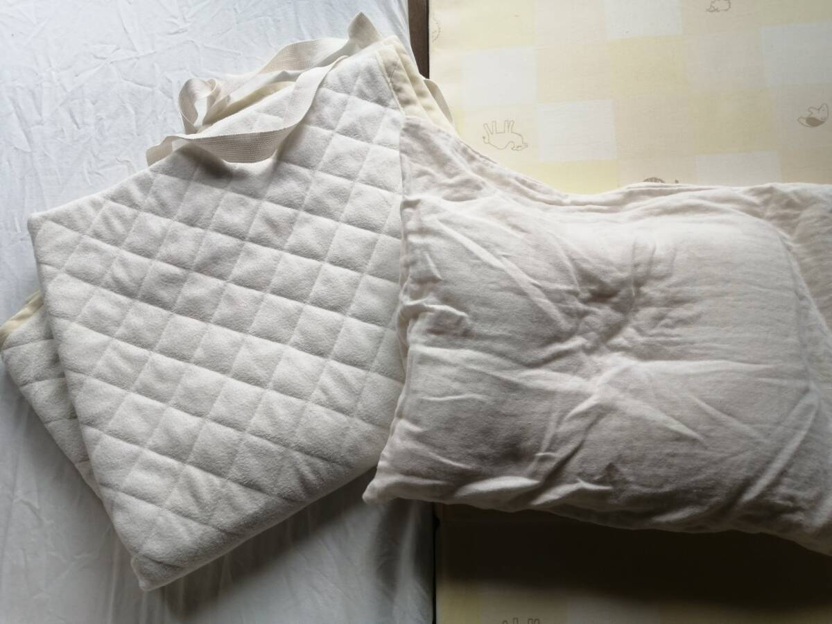  детский футон 7 позиций комплект матрац * матрас футон * простыня * ватное одеяло * средний кровать * младенец подушка Kyoto запад река 