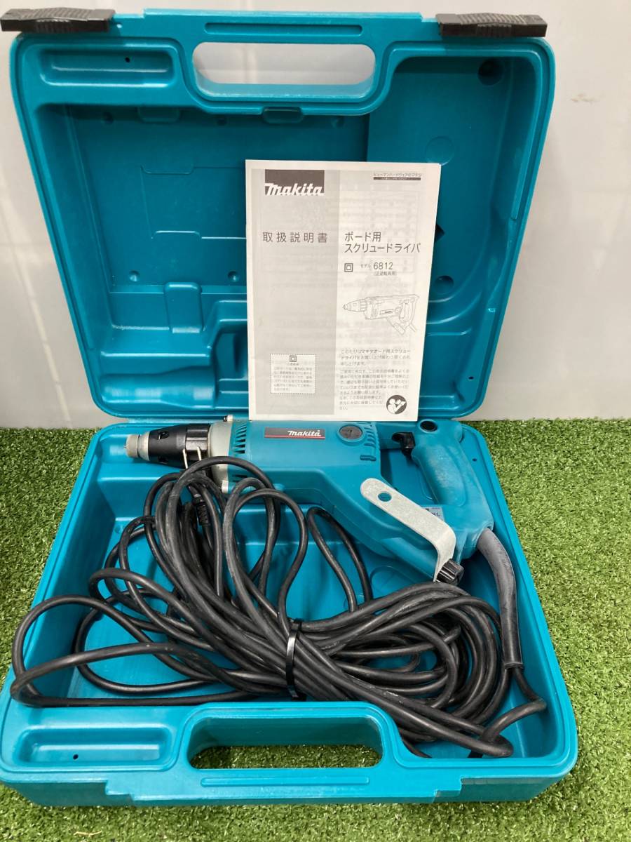 【中古品】★makita(マキタ) ボード用スクリュードライバ 6812　100V　IT5KY9KRZLUH_画像1