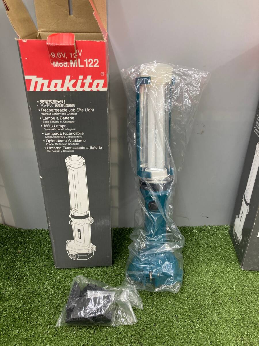 【未使用品】makita　マキタ　充電式蛍光灯　ML122　本体のみ　3個セット　ITQ1293YFXR4_画像3
