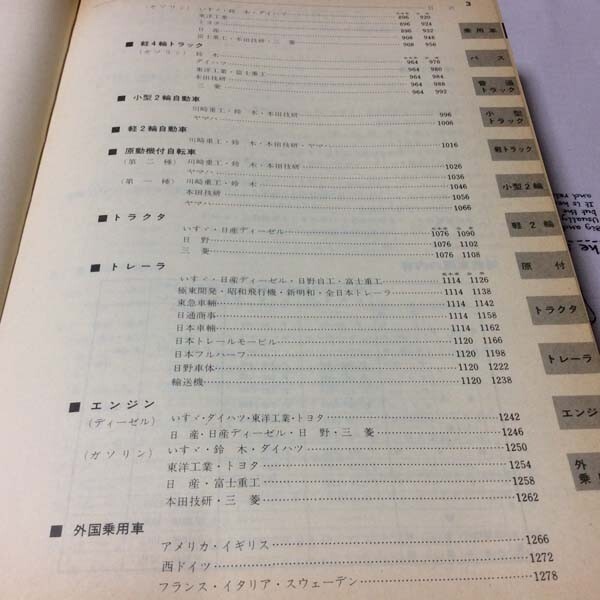 〓★〓旧車古書　『1983年版 自動車諸元表』自動車技術会／昭和58年_経年相応の劣化傷み汚れ等ご容赦ください