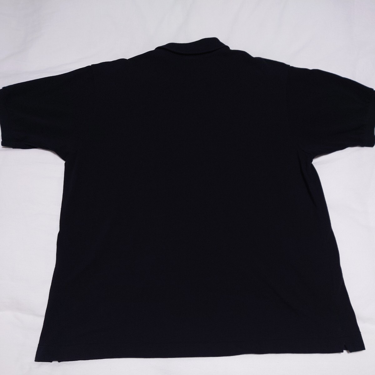 LACOSTE ポロシャツ ラコステ 半袖 鹿の子 黒 L1212AL サイズ6 XL_画像5