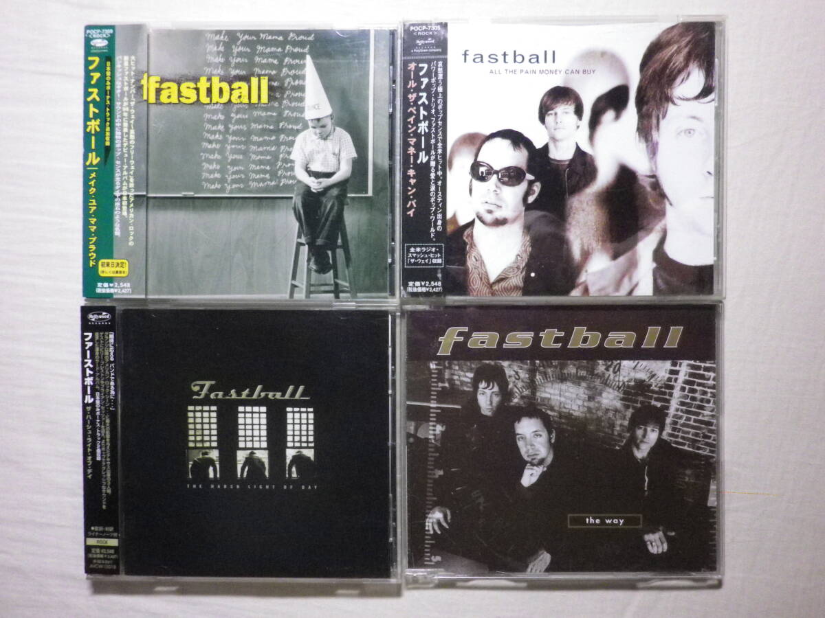 『Fastball 国内盤帯付アルバム+輸入シングル 計4枚セット』(Make Your Mama Proud,All The Pain Money Can Buy,The Harsh Light Of Day)_画像1