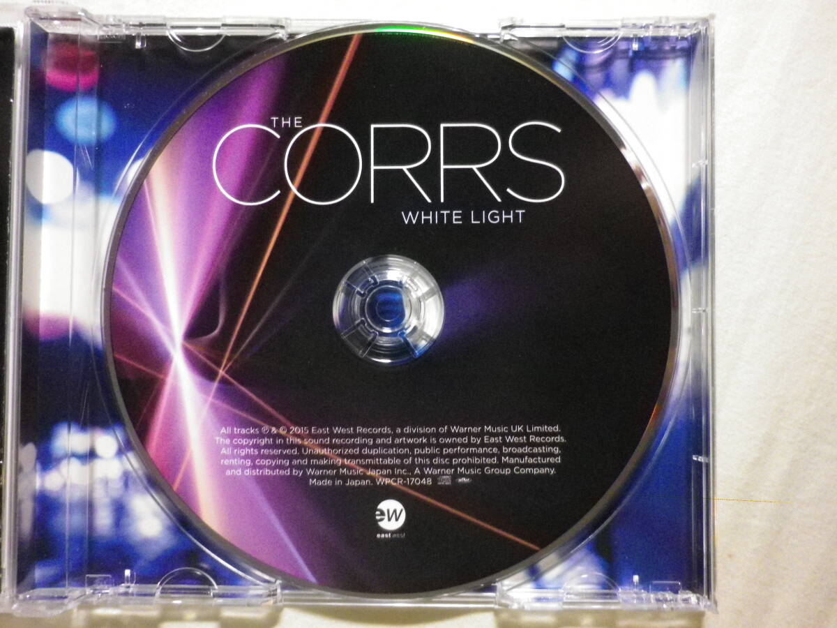 『The Corrs/White Light(2015)』(2015年発売,WPCR-17048,国内盤帯付,歌詞対訳付,Bring On The Night,I Do What I Like,アイリッシュ)_画像3